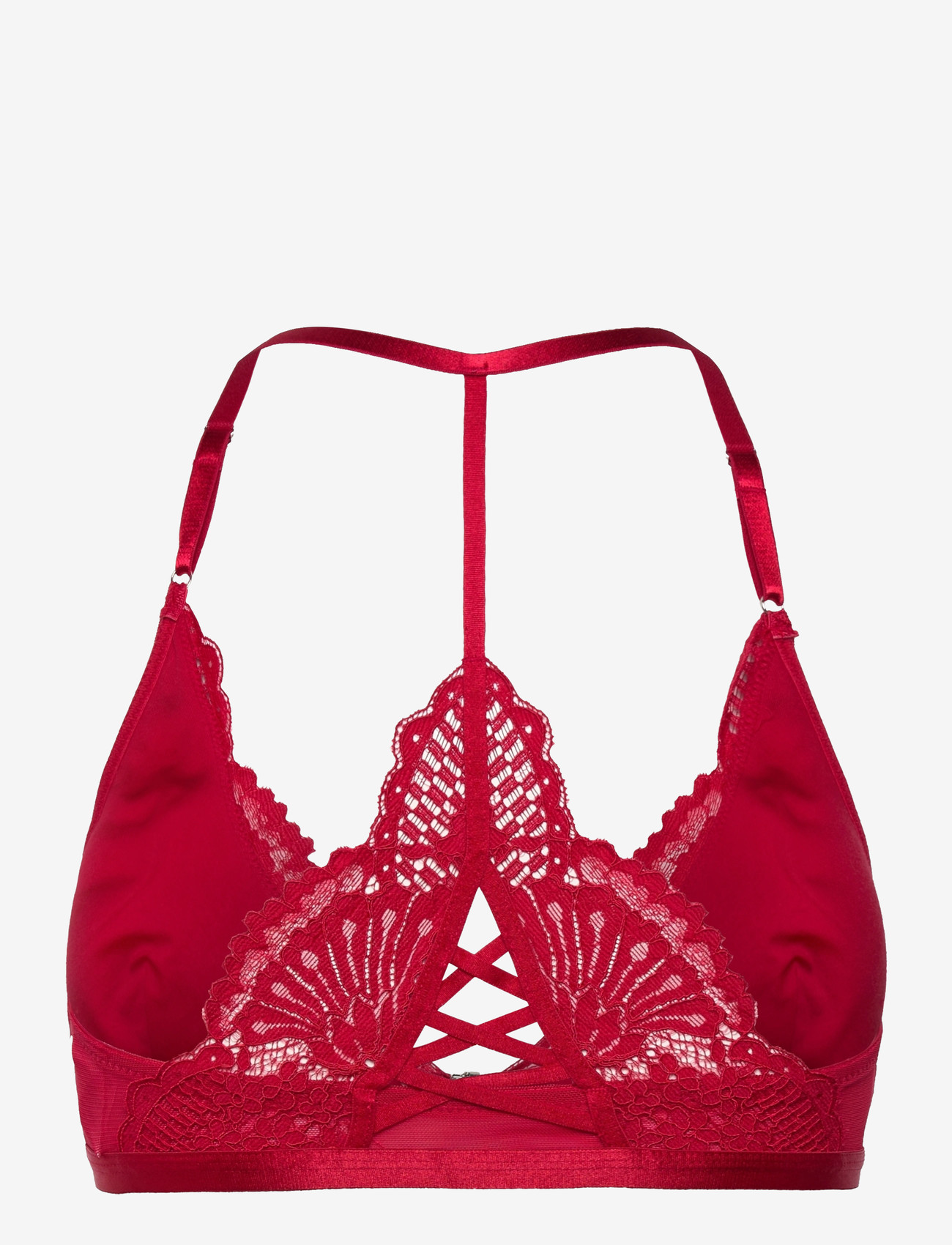 Hunkemöller - WHITNEY LACE BACK BRALETTE - rinnahoidja - chili pepper - 2