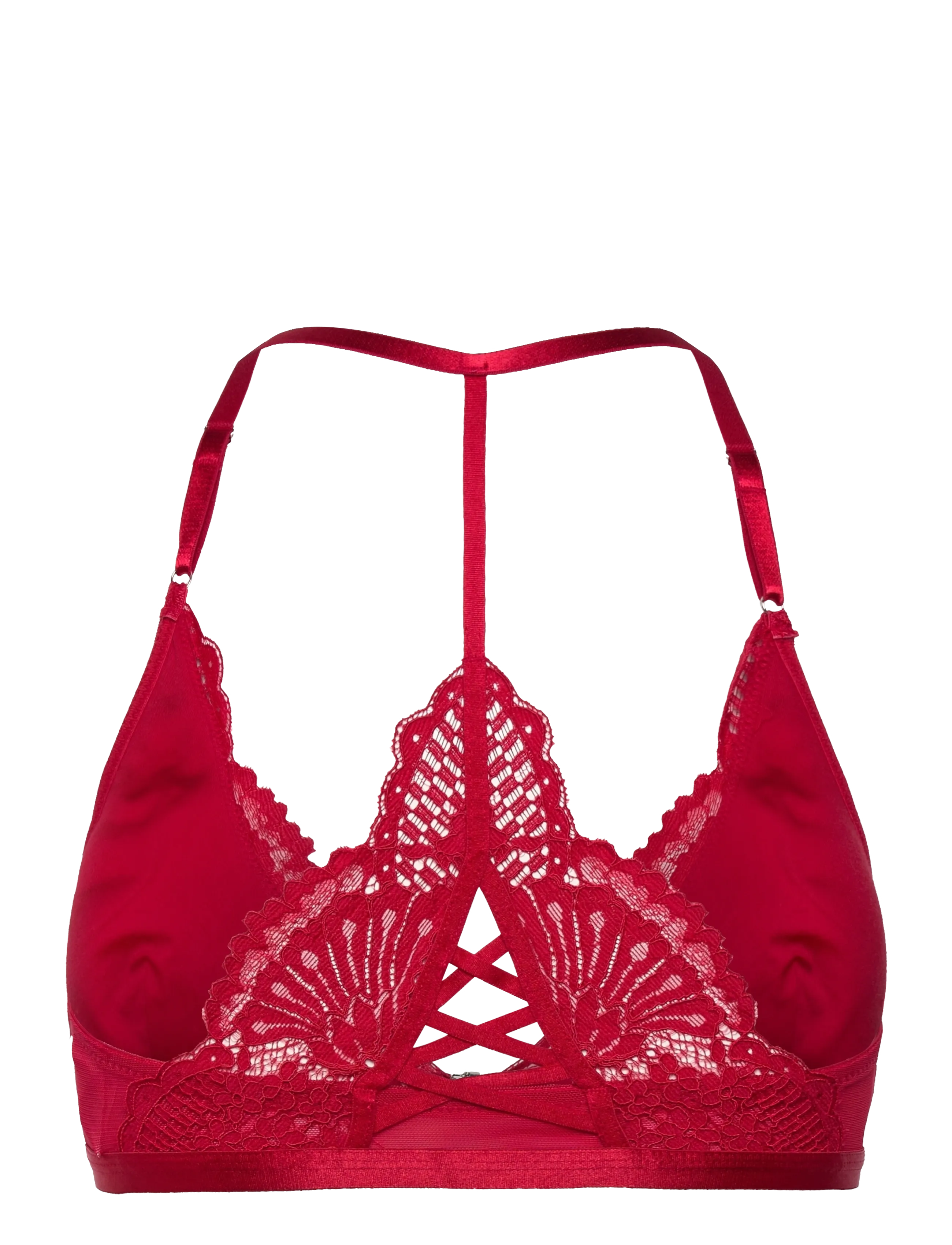 Hunkemöller - WHITNEY LACE BACK BRALETTE - chili pepper - 2