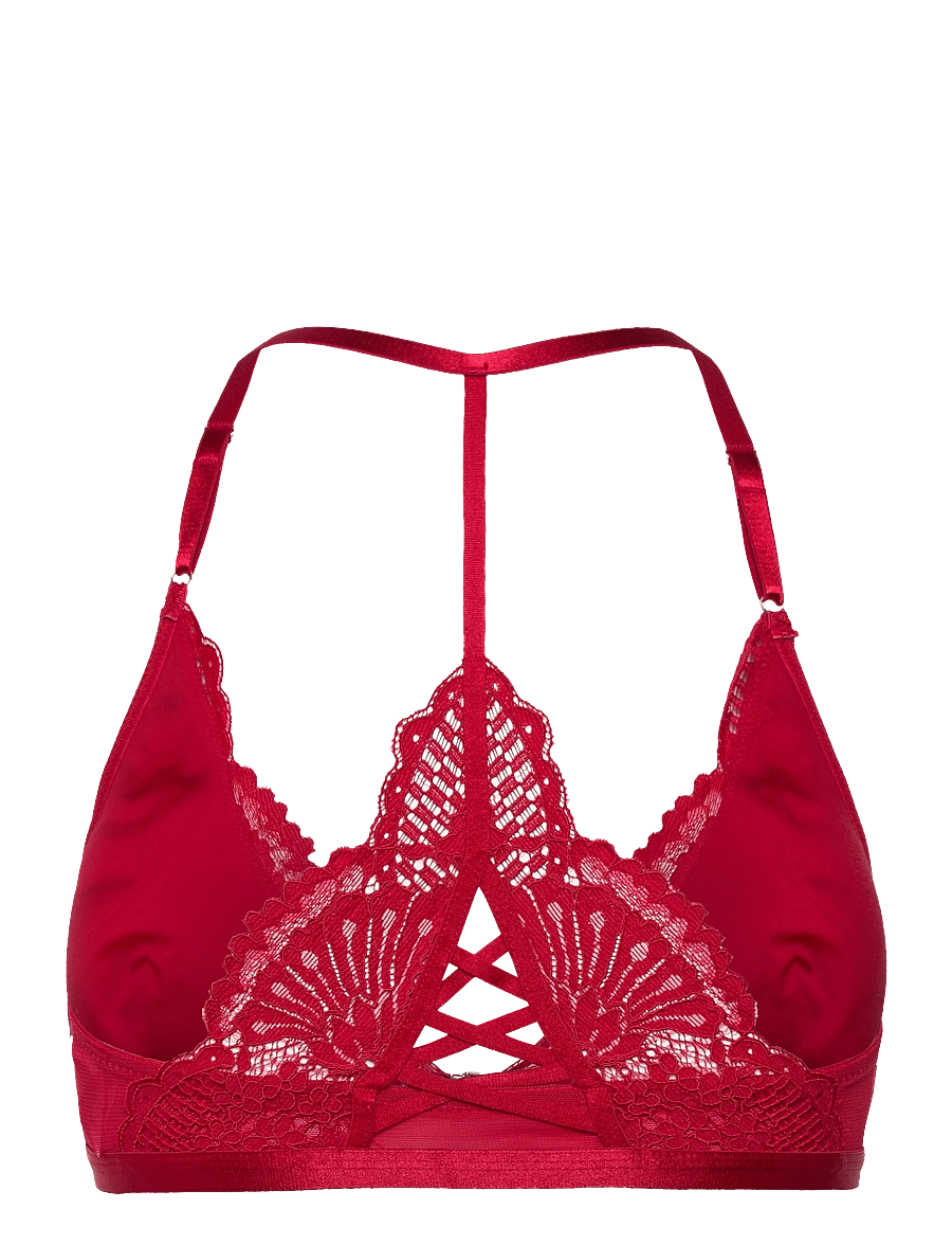 Hunkemöller - WHITNEY LACE BACK BRALETTE - chili pepper - 2