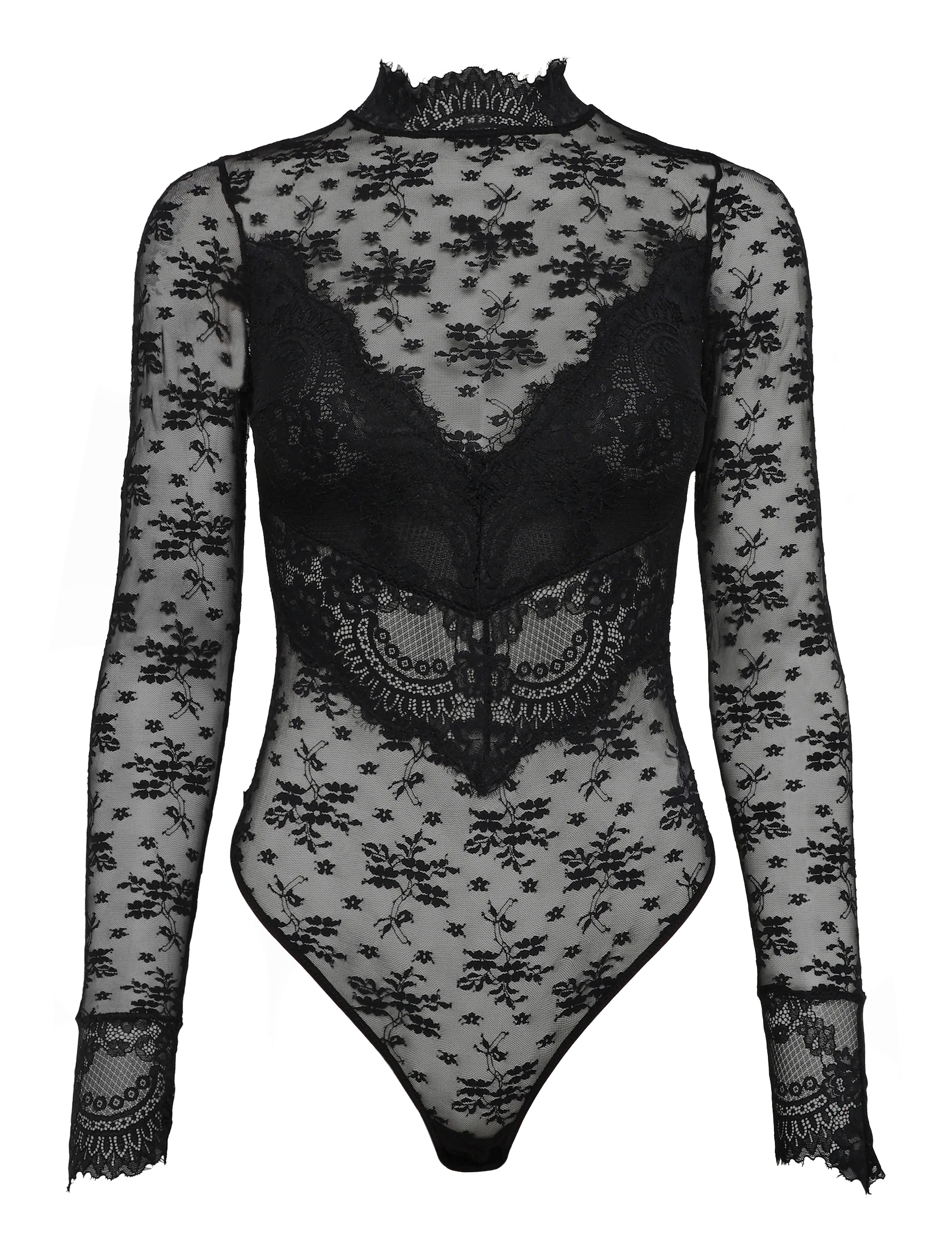 Hunkemöller JUDE LS BODY - Unterwäsche - CAVIAR / black