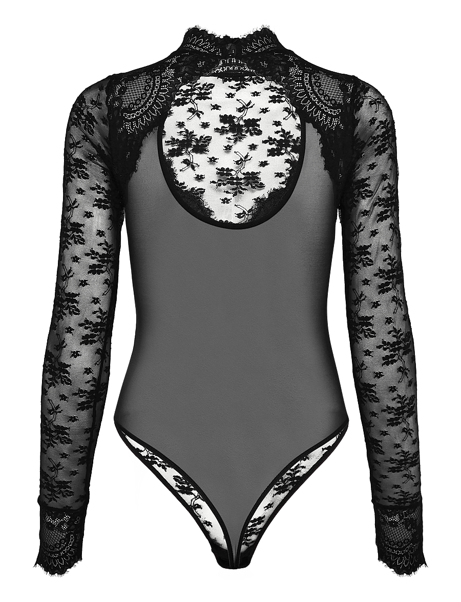 Hunkemöller - JUDE LS BODY - besondere anlässe - caviar - 2