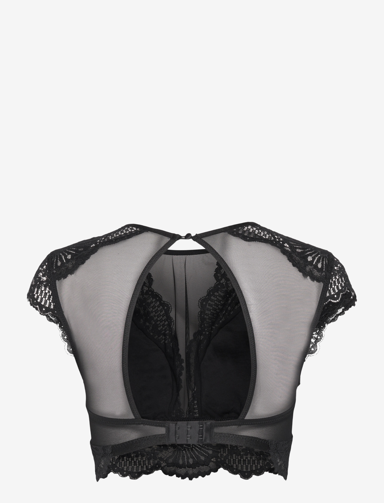 Hunkemöller - ESSIE HIGH NECK BRALETTE - bralette - caviar - 1