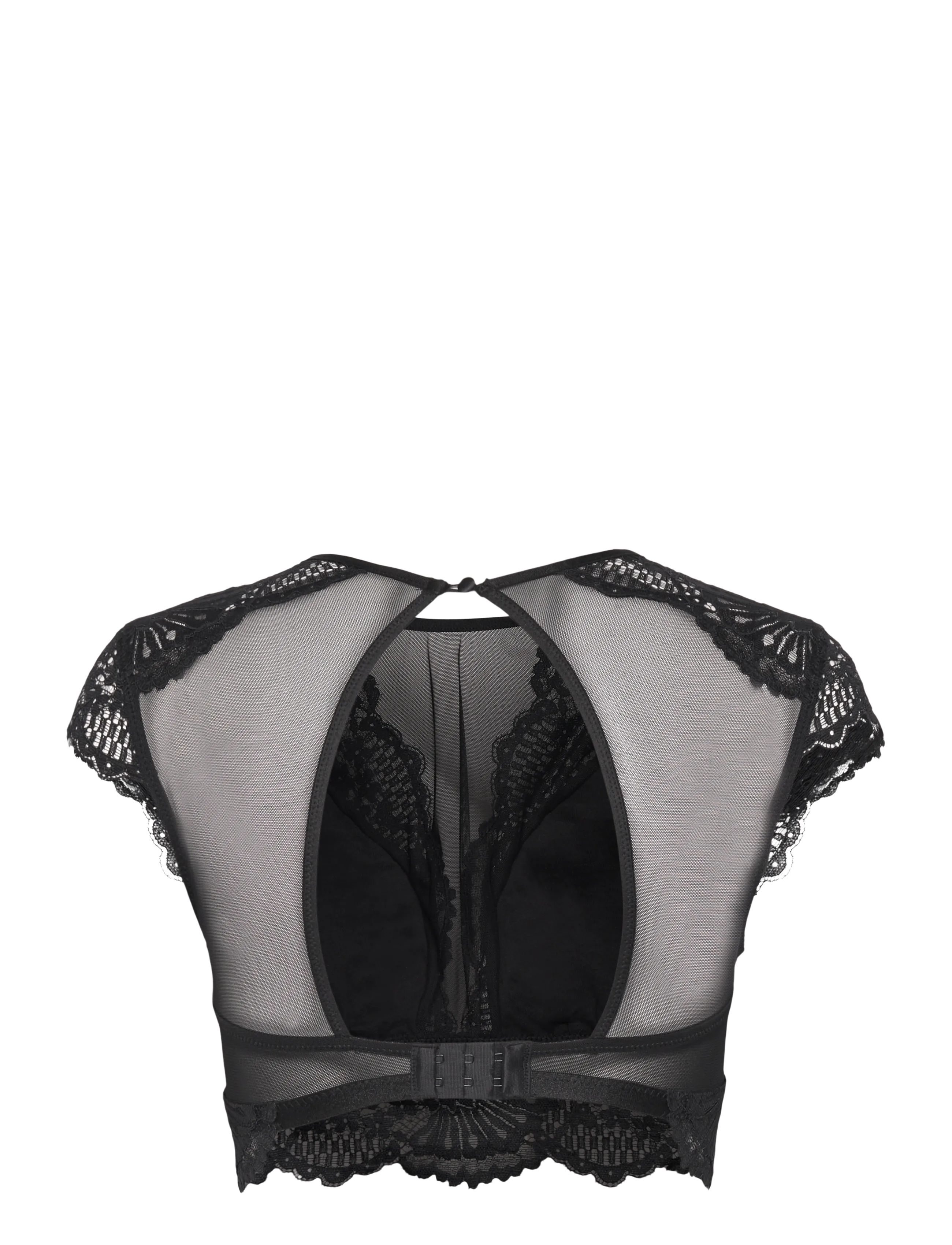 Hunkemöller - ESSIE HIGH NECK BRALETTE - rinnahoidja - caviar - 1