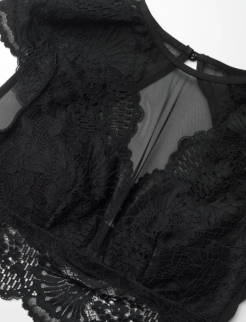 Hunkemöller - ESSIE HIGH NECK BRALETTE - bralette - caviar - 2