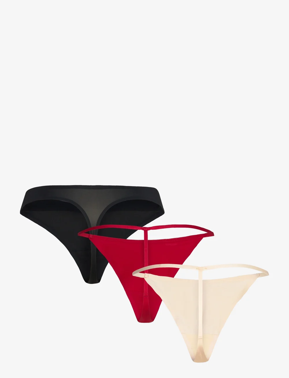 Hunkemöller - INVISIBLE T STRING 3-PACK - stringtrusser - chili pepper - 2