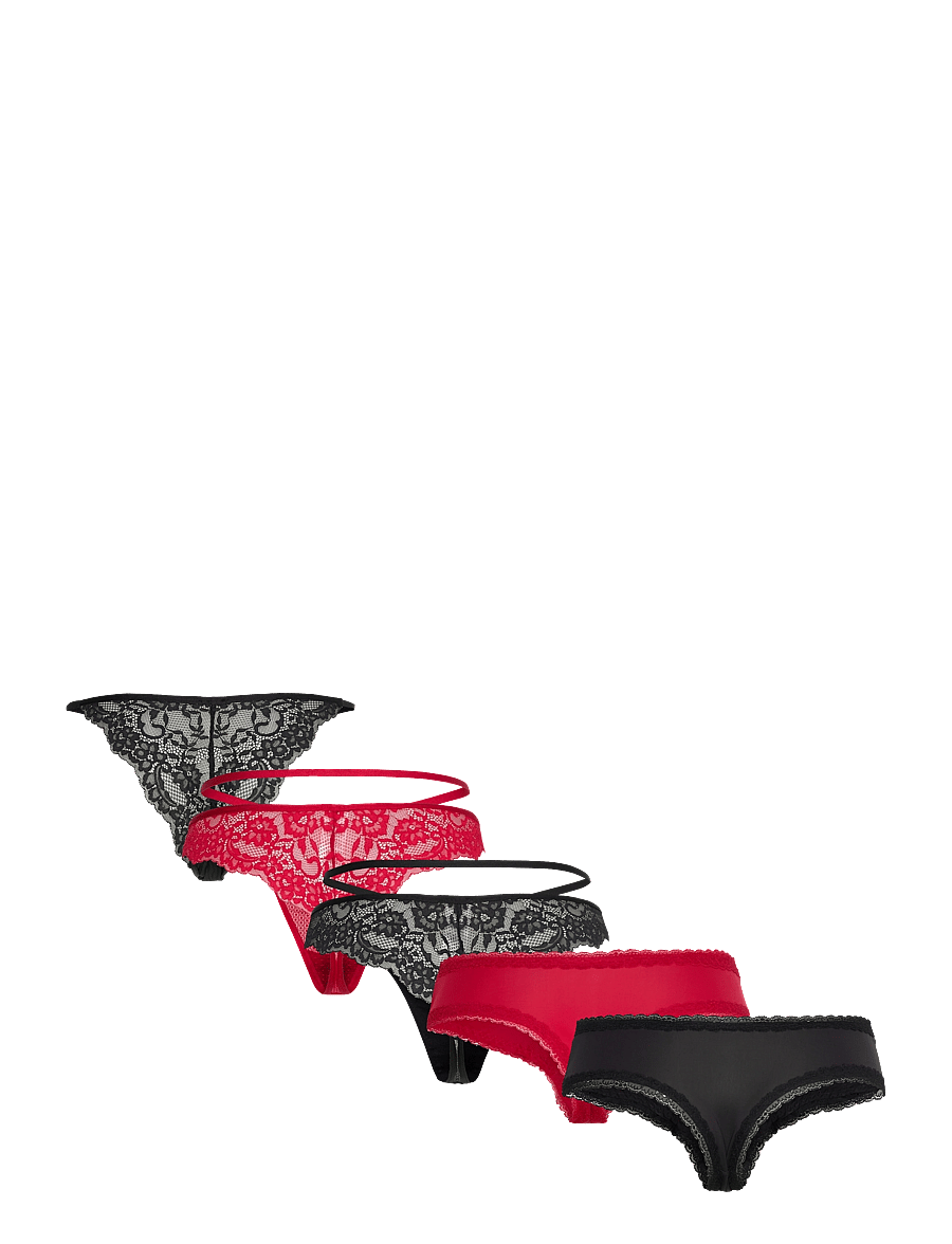 Hunkemöller - FASHION BRASILIAN 5-PACK - chili pepper - 2