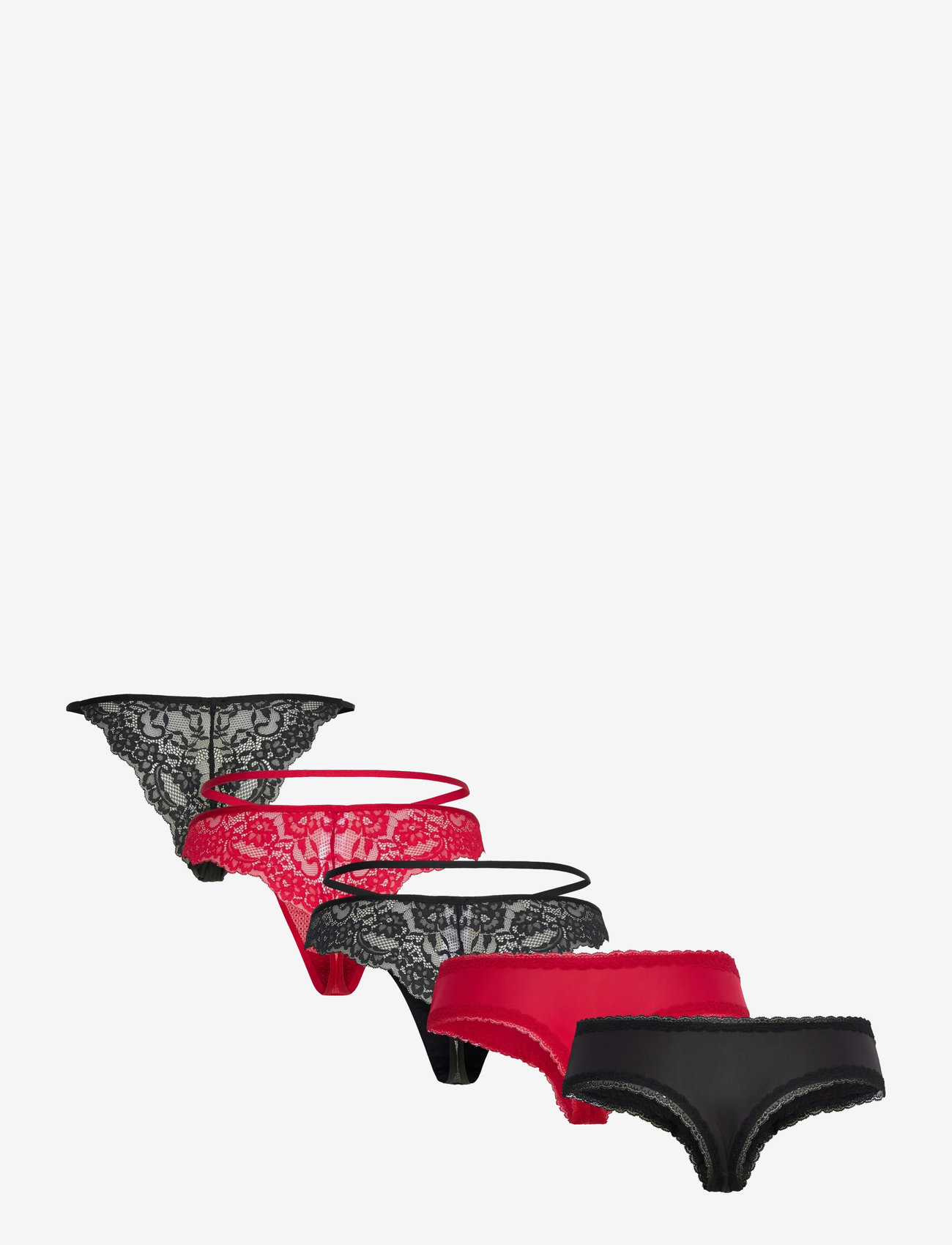 Hunkemöller - FASHION BRASILIAN 5-PACK - brazilian slips - chili pepper - 2