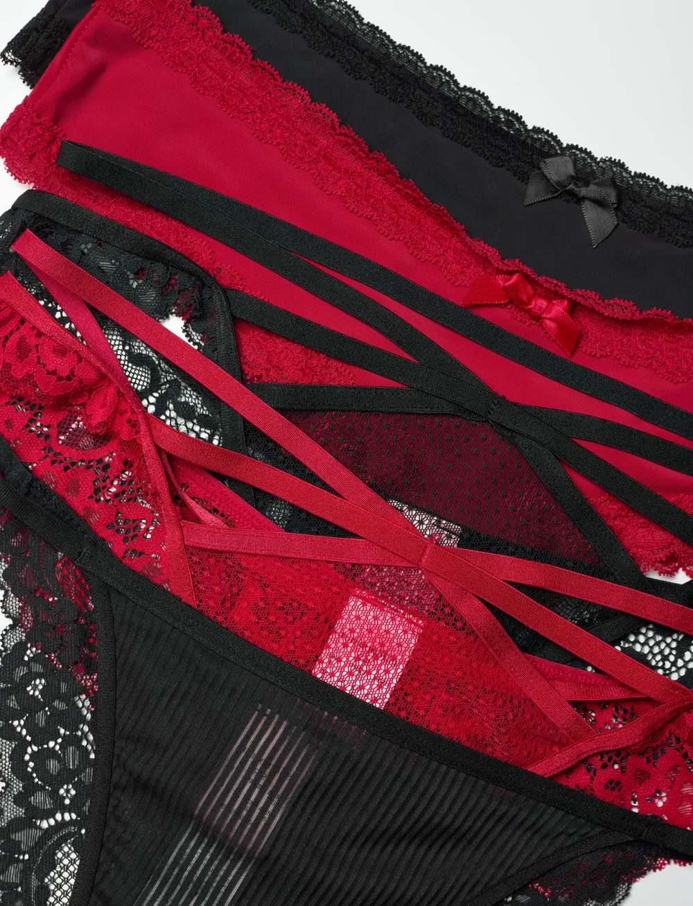 Hunkemöller - FASHION BRASILIAN 5-PACK - brazilian trosor - chili pepper - 1