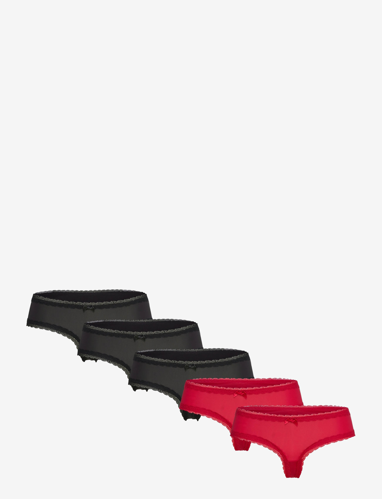 Hunkemöller - V-SHAPE 5-PACK - laveste priser - chili pepper - 0