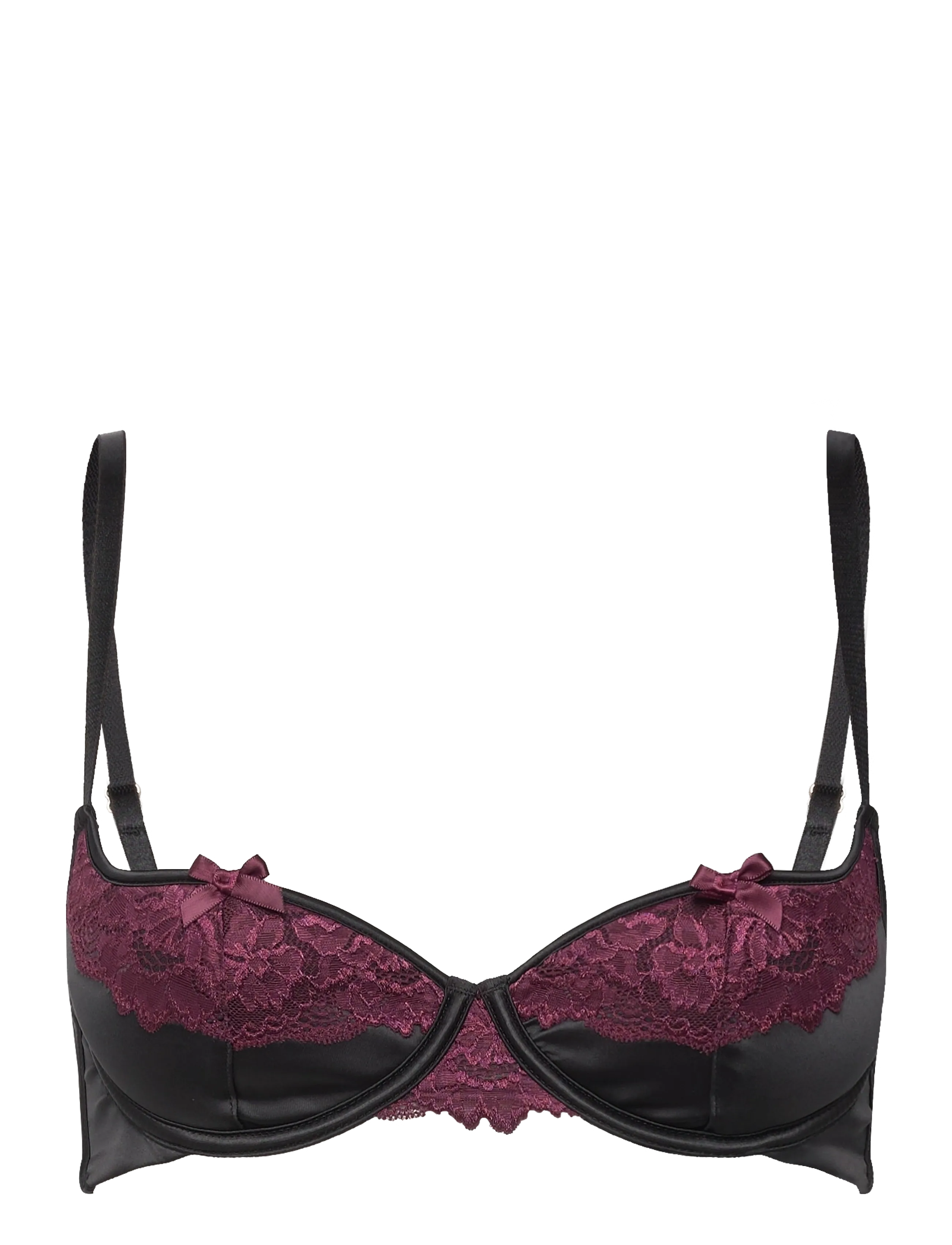 Hunkemöller AMBRA DEMI CUT & SEW - Bügel-BH - CAVIAR / black