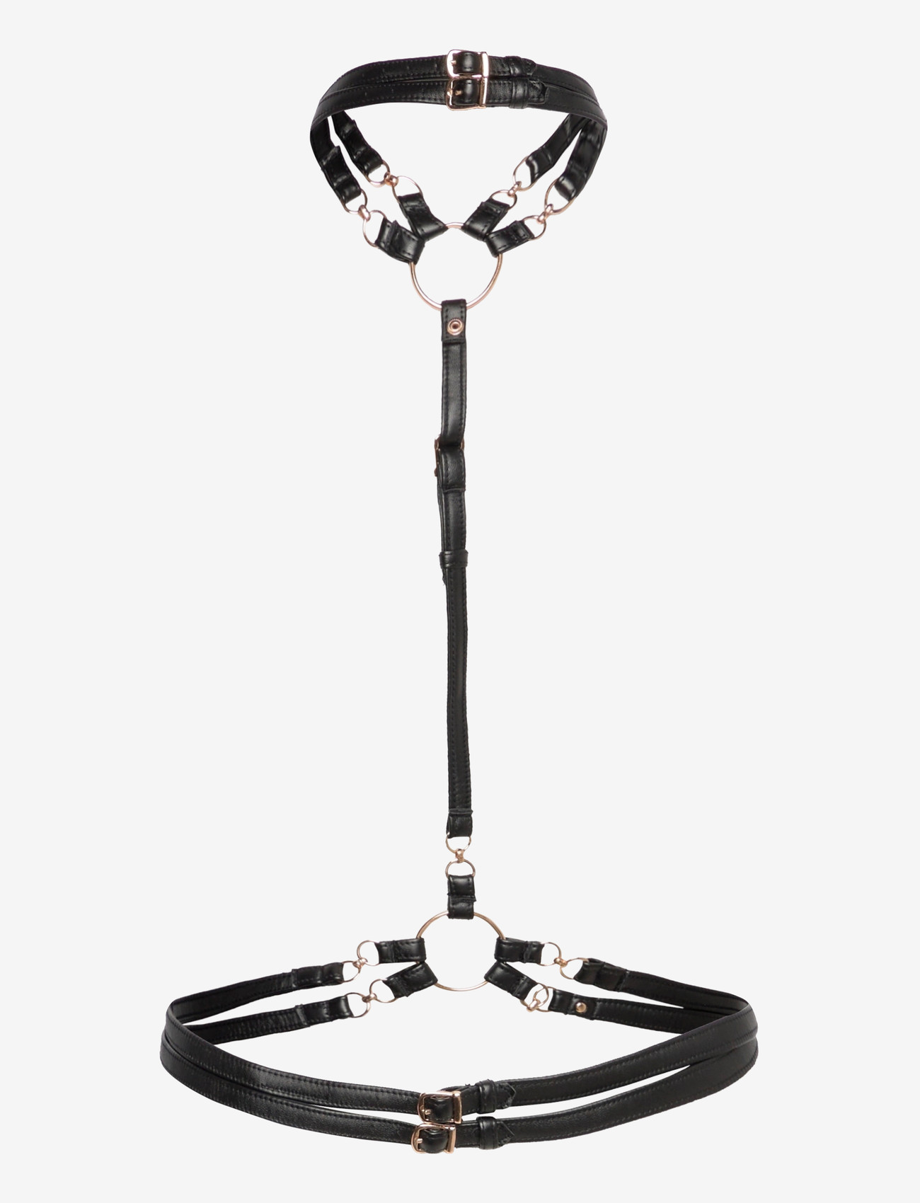 Hunkemöller - FAYE HARNESS TOP - bh accessoarer - caviar - 1