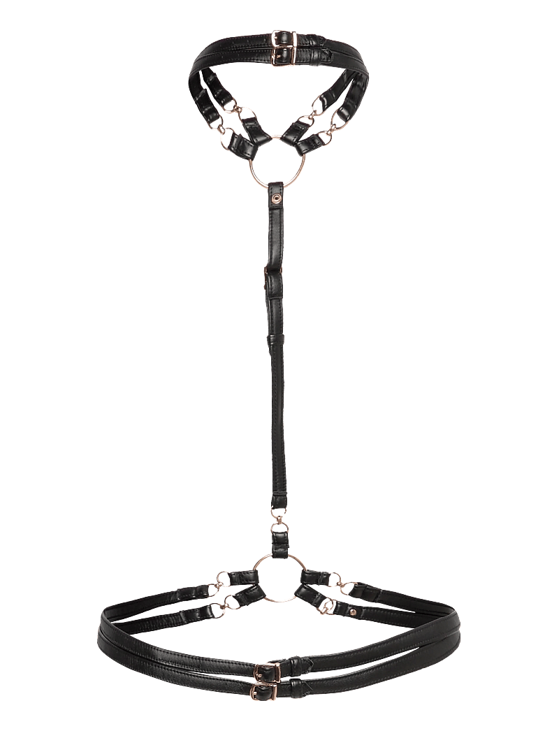 Hunkemöller - FAYE HARNESS TOP - bh accessoarer - caviar - 1