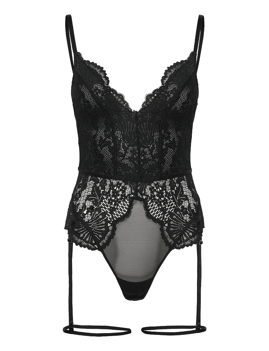 Hunkemöller - WHITNEY BODY - caviar - 0