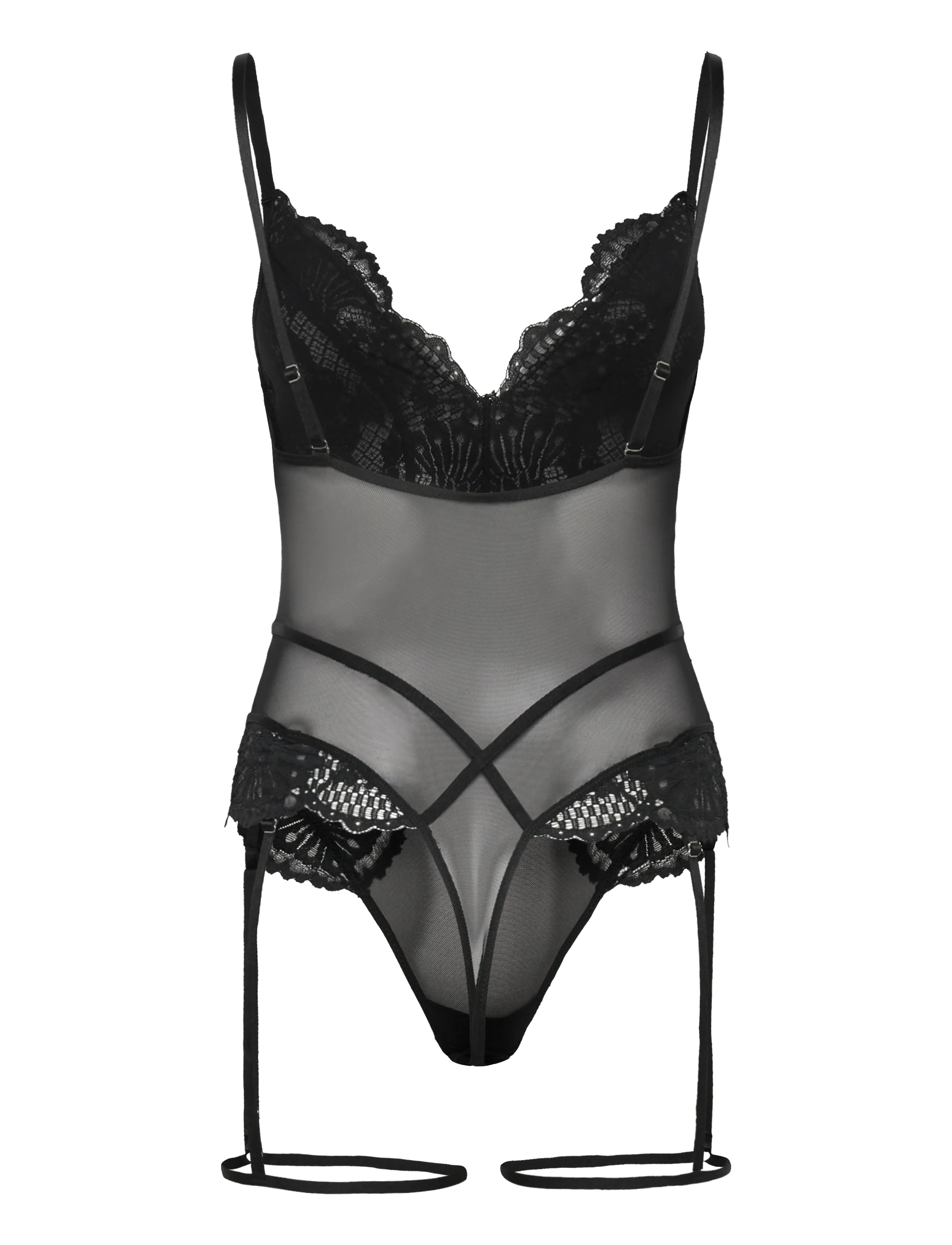 Hunkemöller - WHITNEY BODY - caviar - 1
