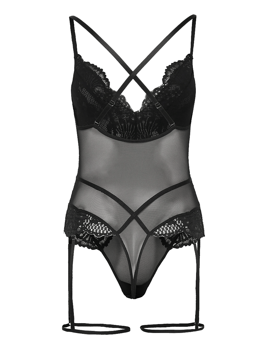 Hunkemöller - WHITNEY BODY - caviar - 2