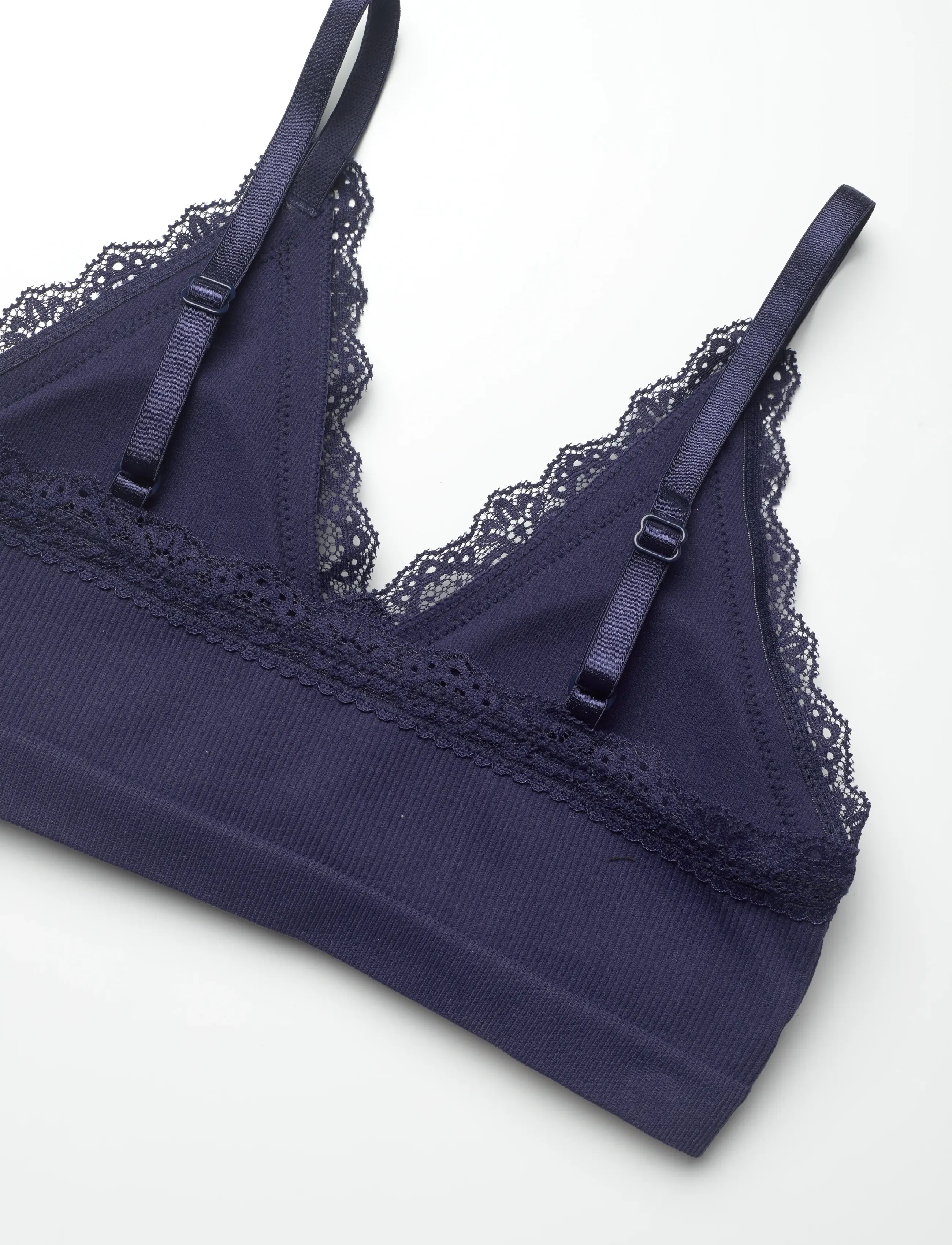Hunkemöller - LOLA TRIANGLE BRALETTE - peacoat - 3