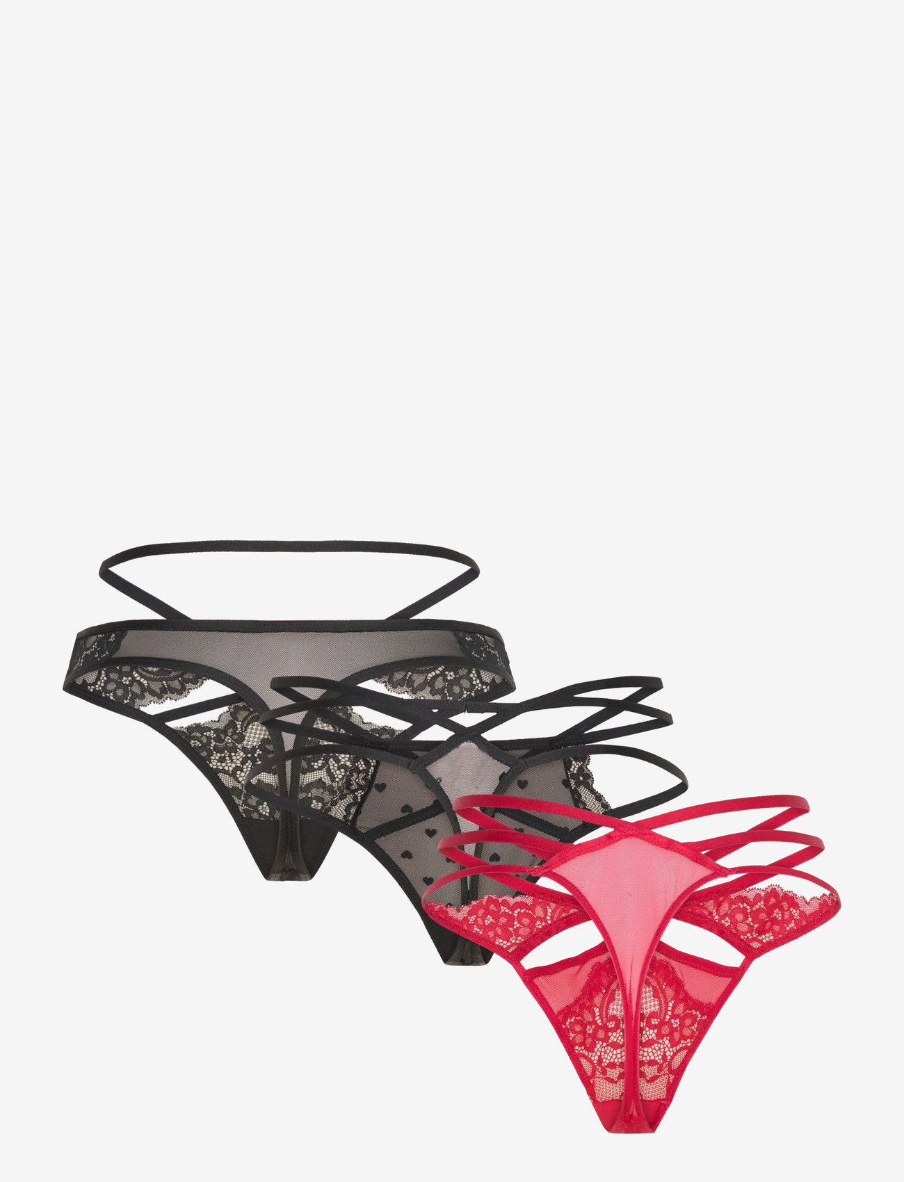 Hunkemöller - FASHION STRING 3-PACK - string - chili pepper - 5