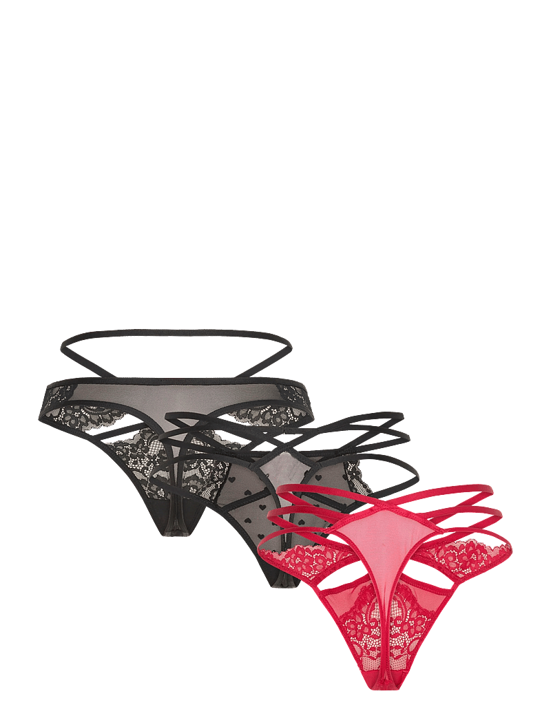 Hunkemöller - FASHION STRING 3-PACK - string - chili pepper - 5