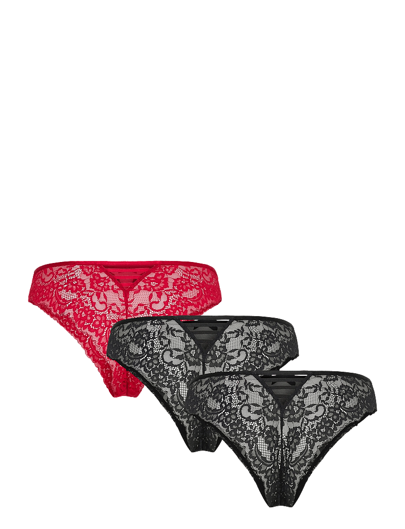 Hunkemöller - BRASILIAN R 3-PACK - brazilian trusser - chili pepper - 2
