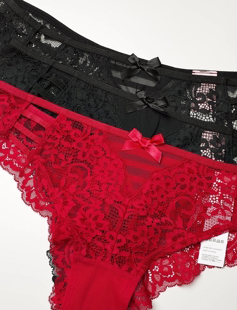 Hunkemöller - BRASILIAN R 3-PACK - brazilian trusser - chili pepper - 1
