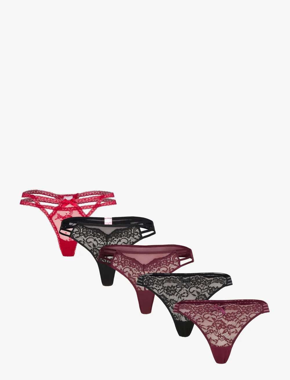 Hunkemöller - FASHION STRING 5-PACK - stringtrosor - fig - 0