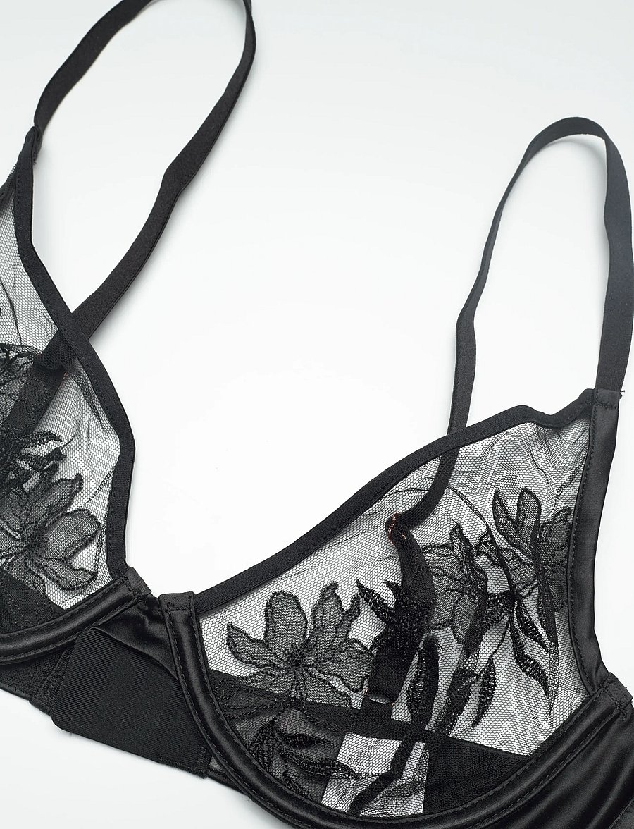 Hunkemöller - HILTON UP V.2 - bralette - caviar - 2