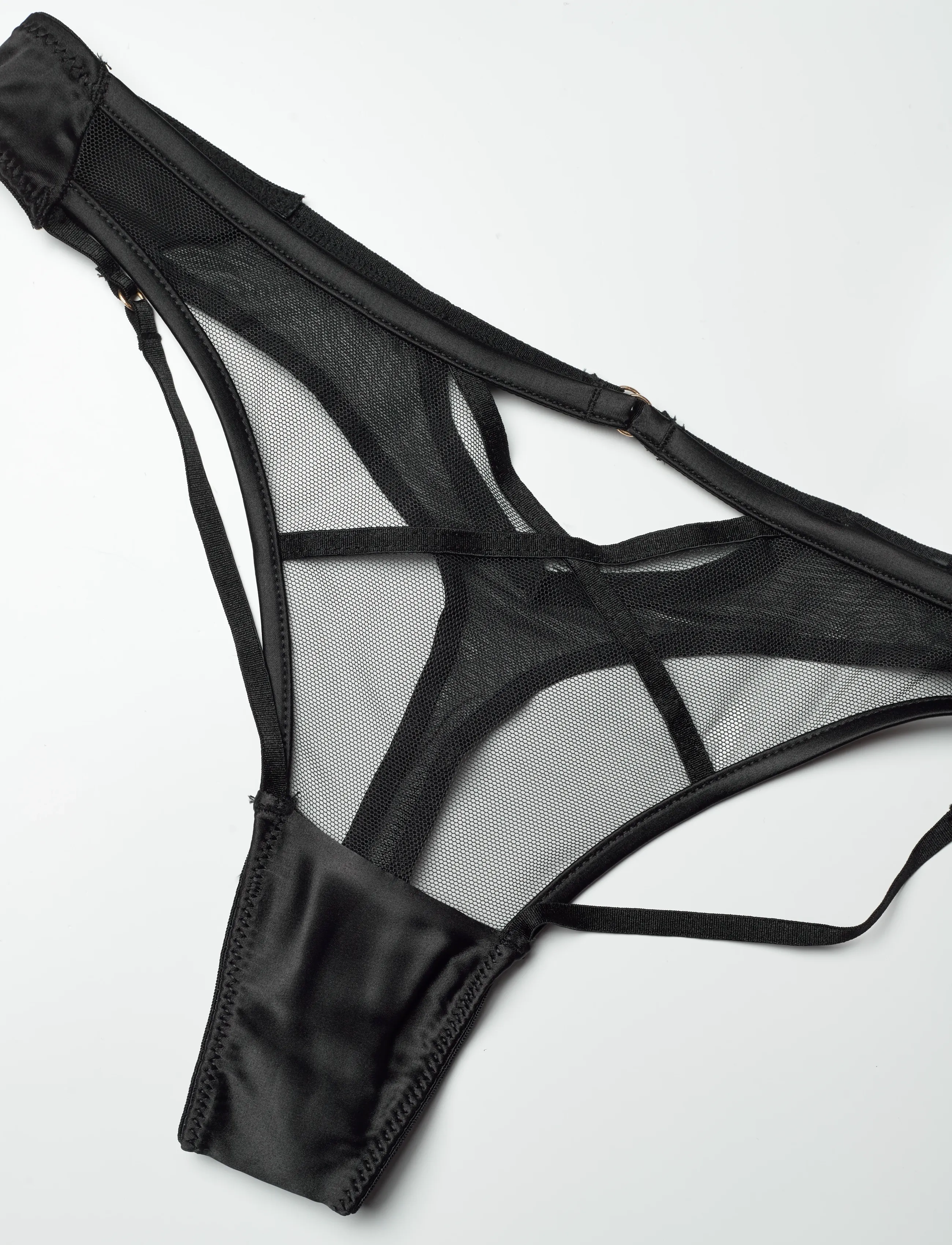 Hunkemöller - JANA STRING R - de laveste prisene - caviar - 2