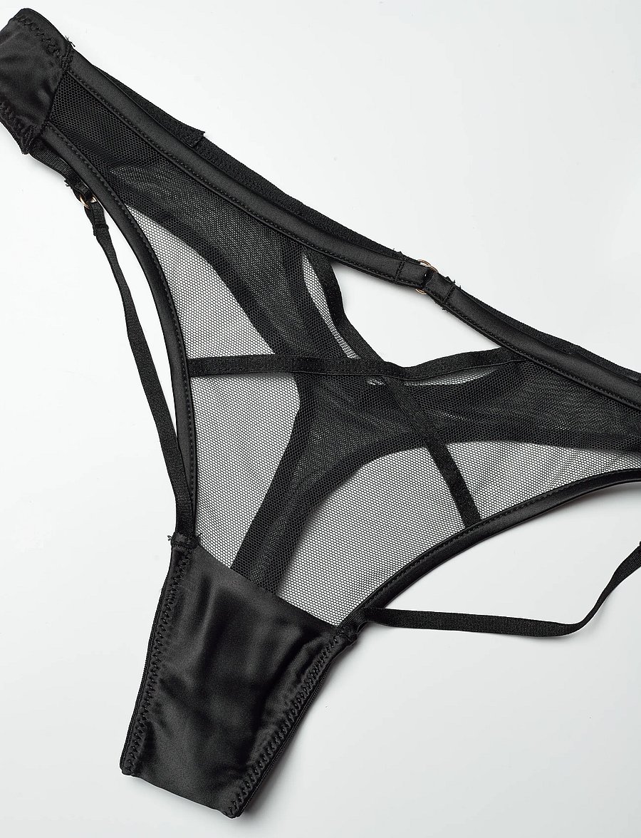 Hunkemöller - JANA STRING R - tangas - caviar - 2