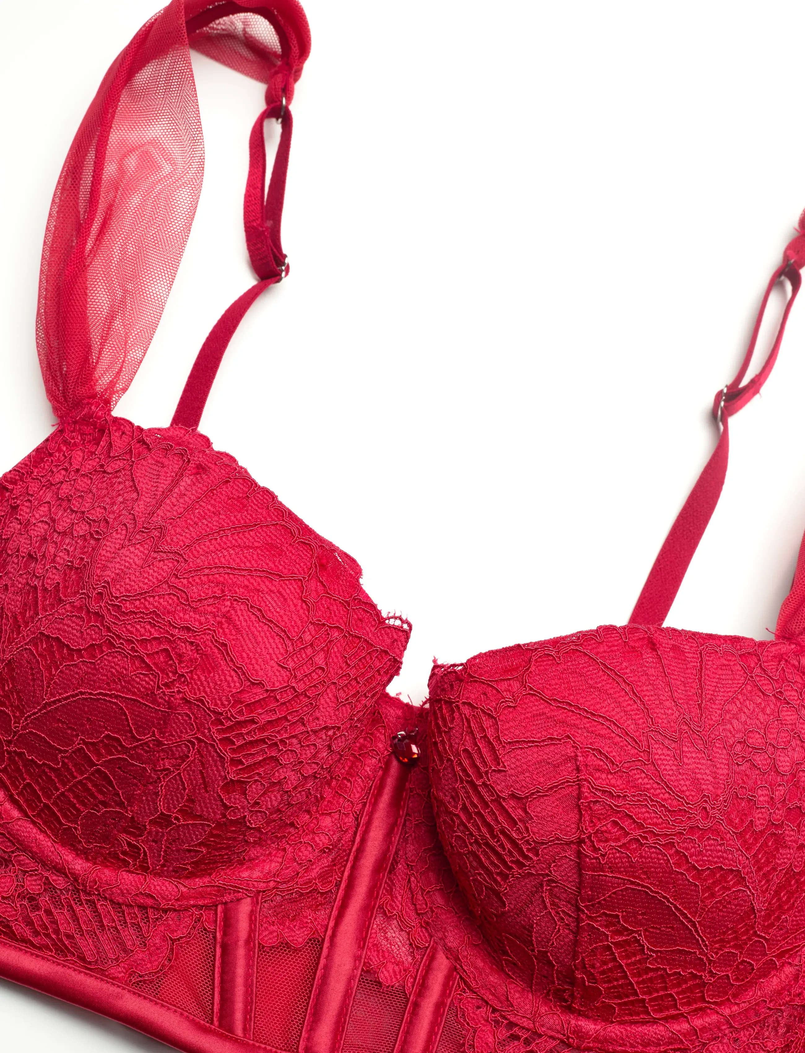 Hunkemöller - WHITNEY PD LL - fuldskåls bh'er - chili pepper - 2