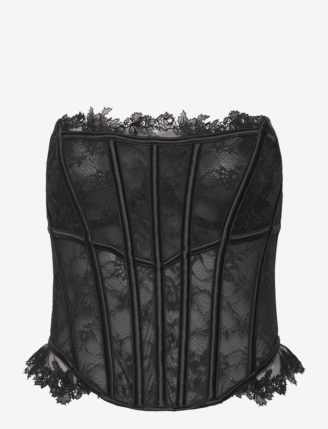 Hunkemöller - JULIA BUSTIER - axelbandslösa bh:ar - caviar - 0