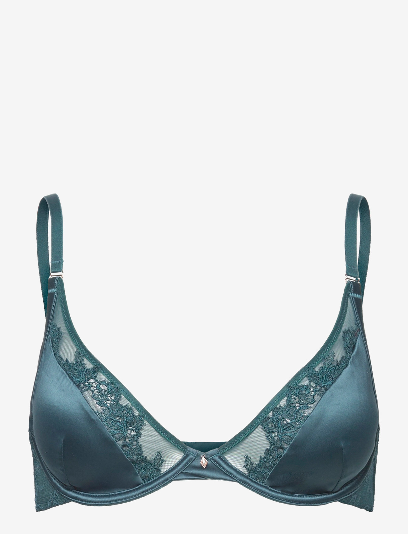 Hunkemöller - JULIA UP - traadiga rinnahoidjad - deep teal - 0