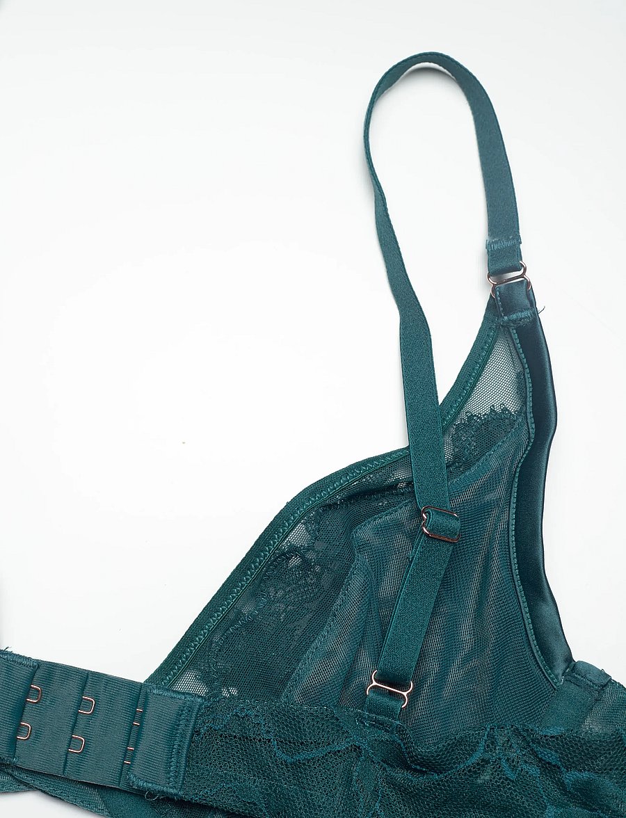 Hunkemöller - JULIA UP - plunge bh:ar - deep teal - 3