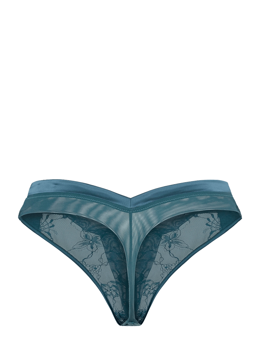 Hunkemöller - JULIA HL STRING - stringtrosor - deep teal - 1