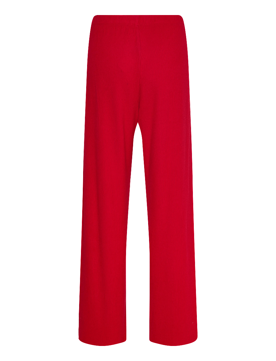 Hunkemöller - Brushed Jersey Trousers - pyjamasbyxor - savvy red - 2