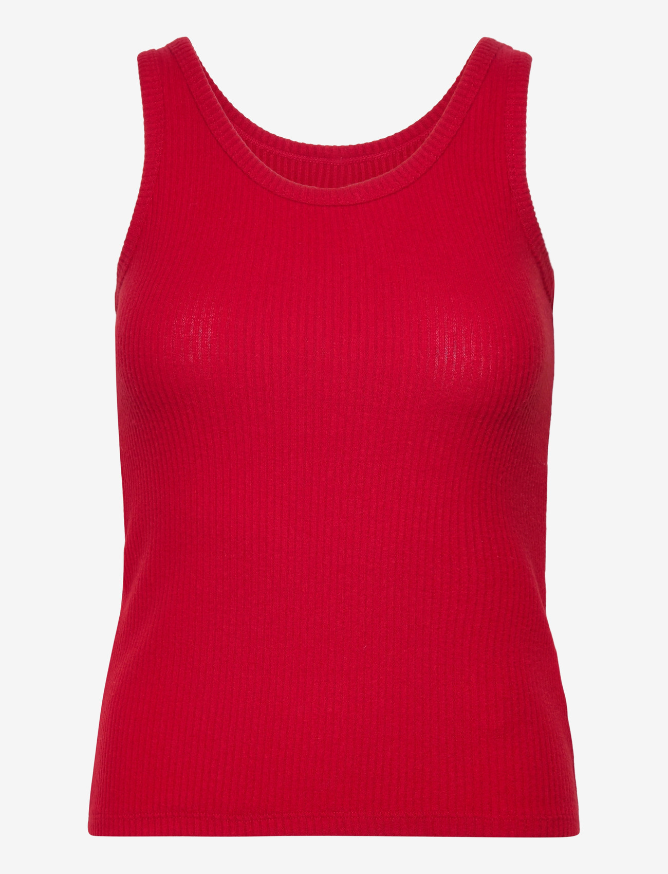Hunkemöller - Singlet Brushed Jersey Rib - jõulupidžaamad - savvy red - 1
