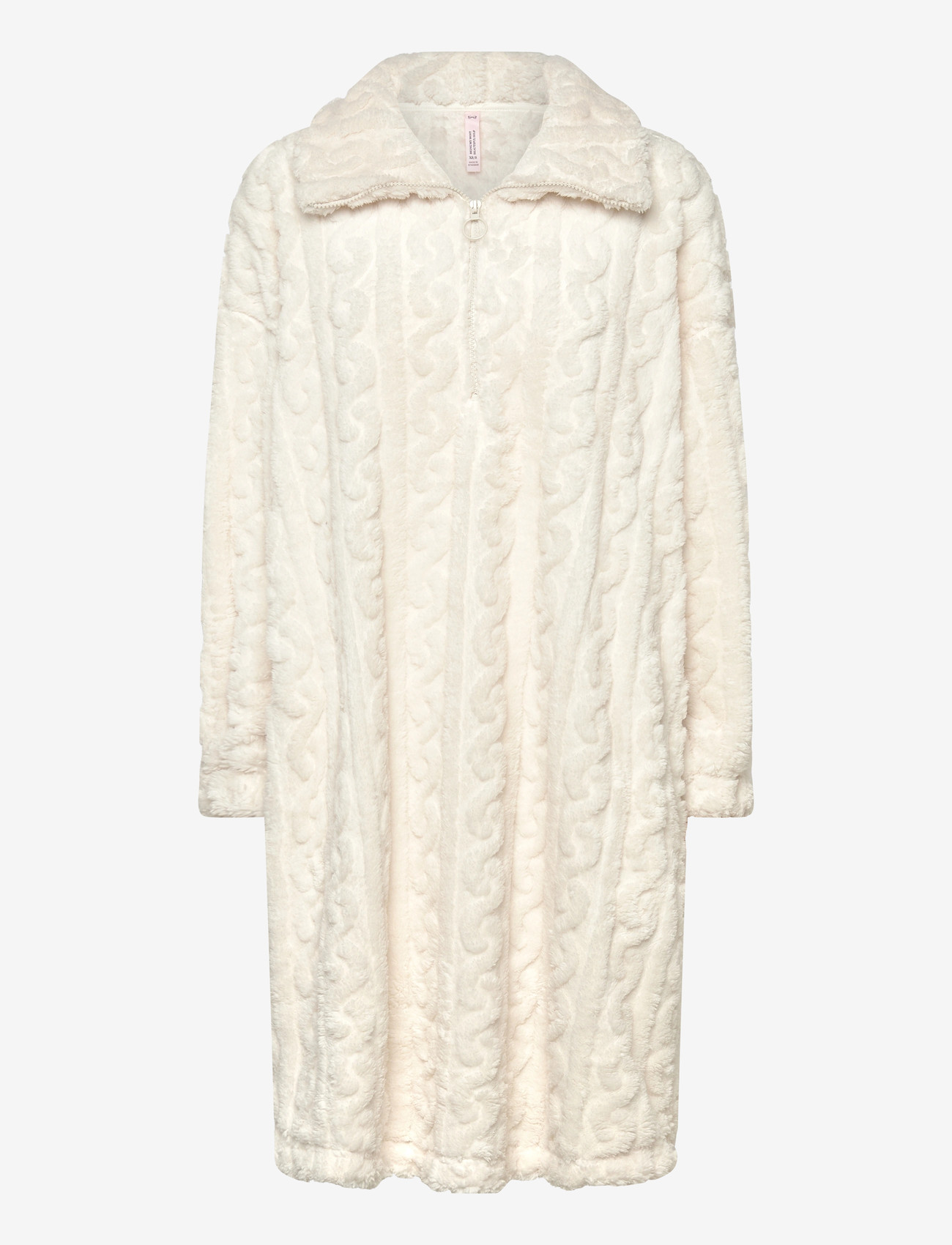 Hunkemöller - Poncho Cable Fleece - gardenia - 1