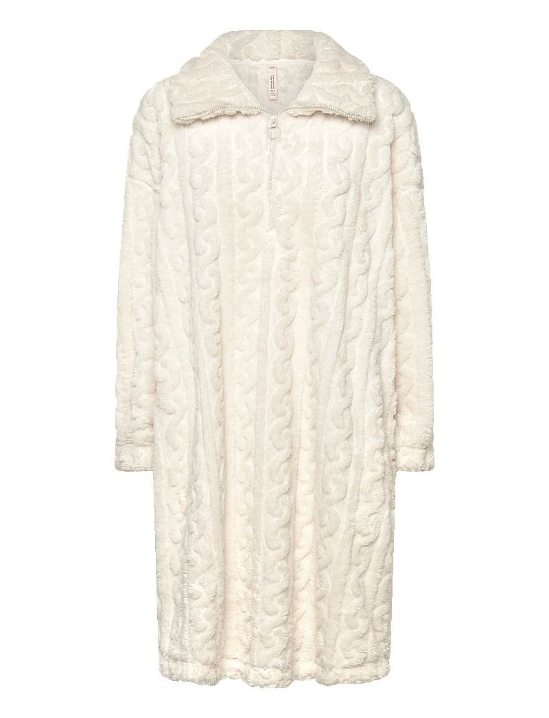 Hunkemöller - Poncho Cable Fleece - Öösärgid - gardenia - 1