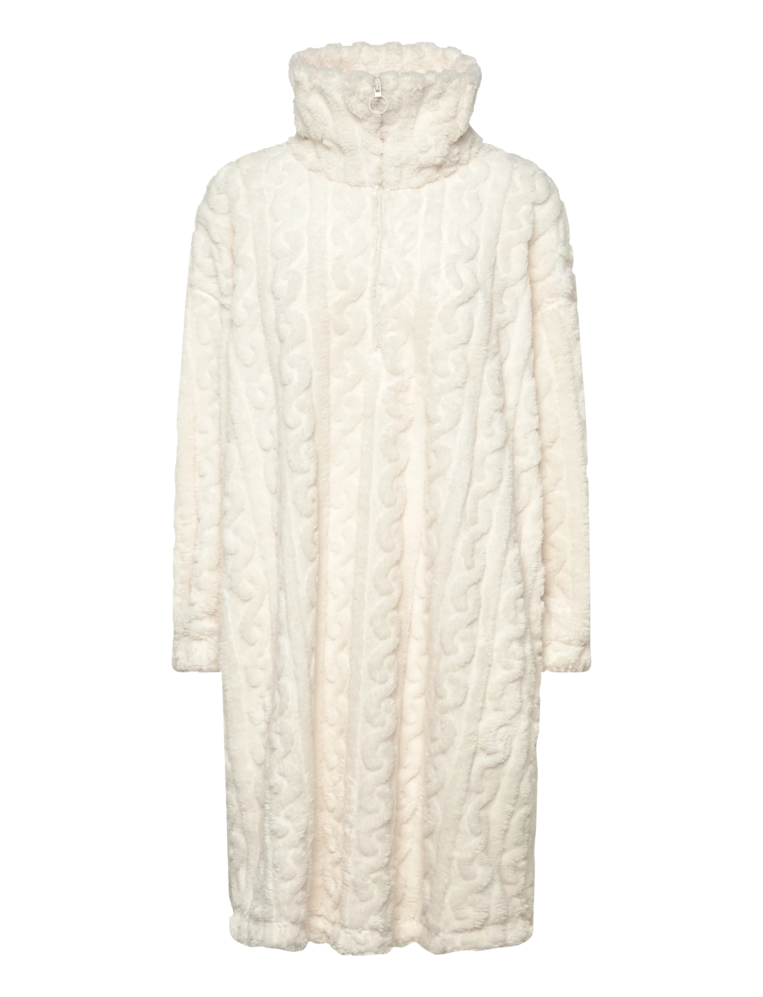 Hunkemöller - Poncho Cable Fleece - gardenia - 3