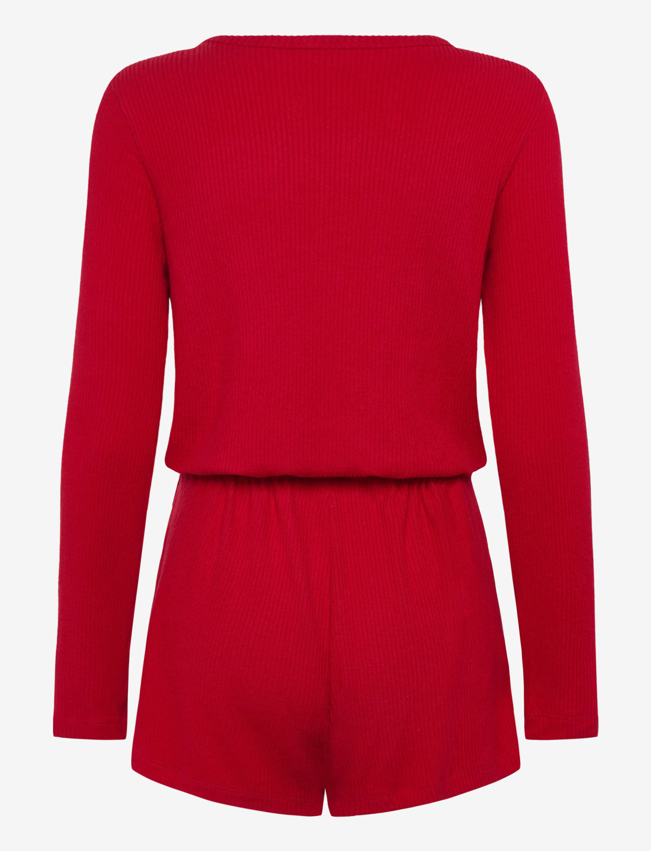 Hunkemöller - ONESIE SHORT JERSEY RIB - christmas pyjamas - savvy red - 2