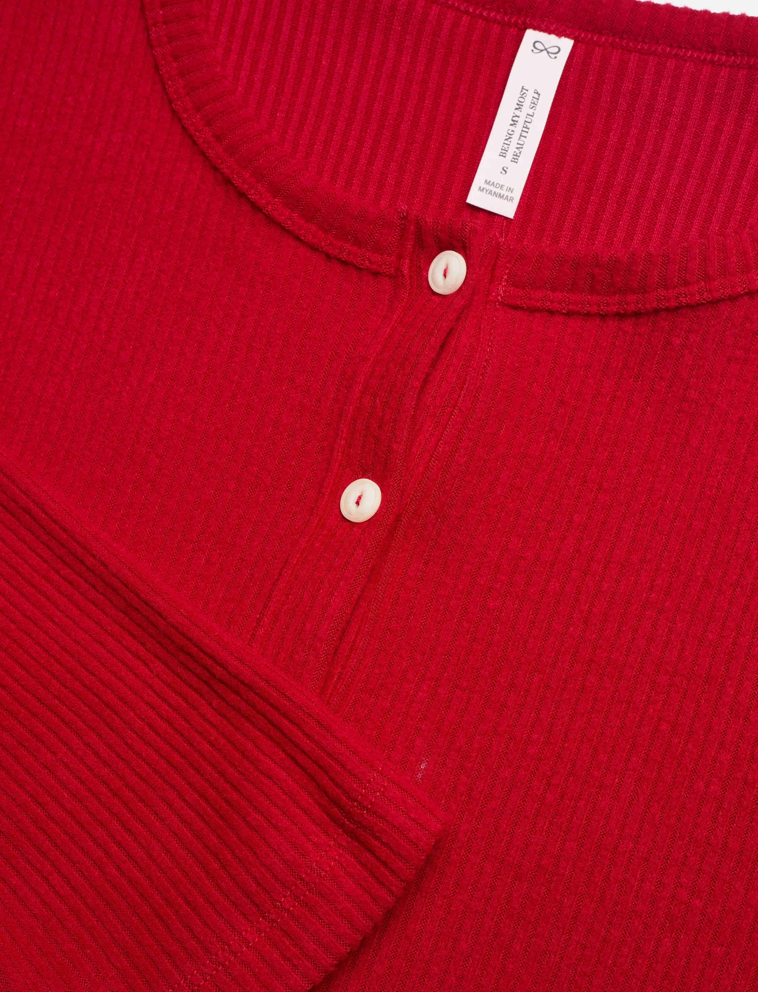 Hunkemöller - ONESIE SHORT JERSEY RIB - shorts - savvy red - 5
