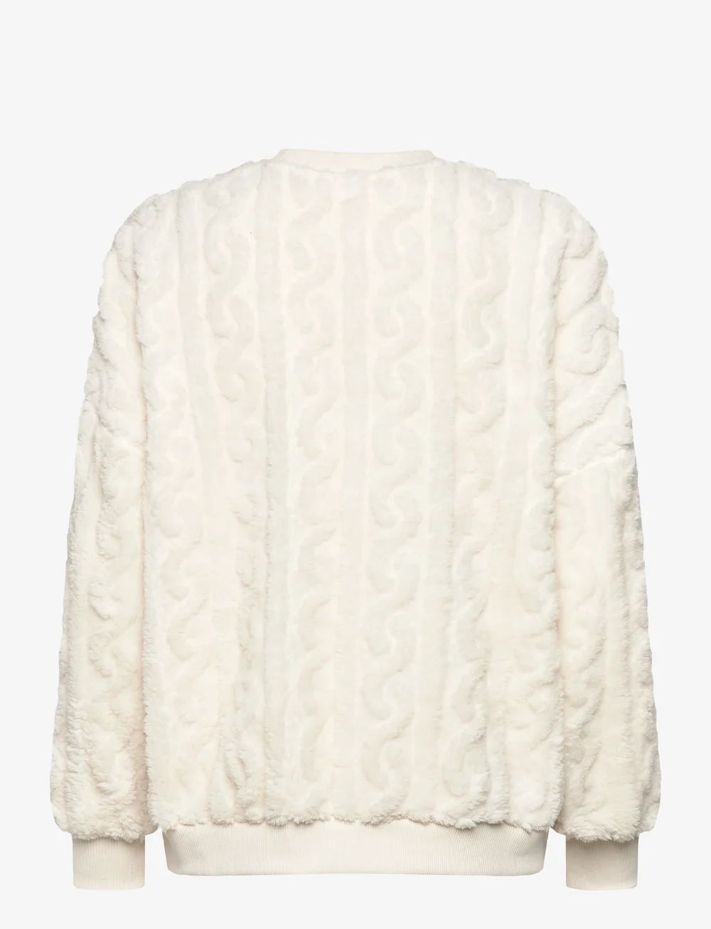 Hunkemöller - Top Cable Fleece - mid layer jackets - gardenia - 2