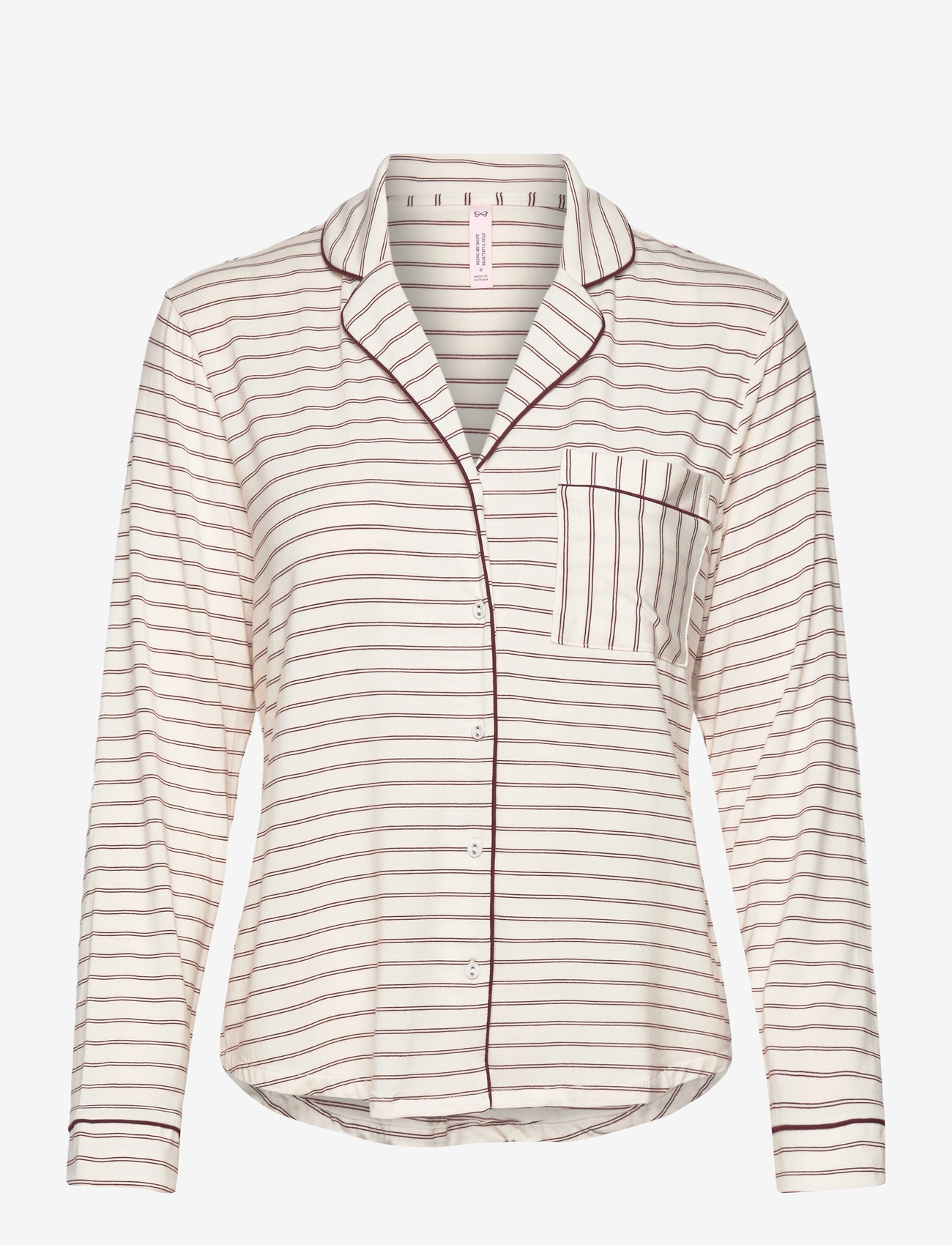 Hunkemöller - Essential Jersey Long-Sleeved Jacket - oberteile - gardenia - 1