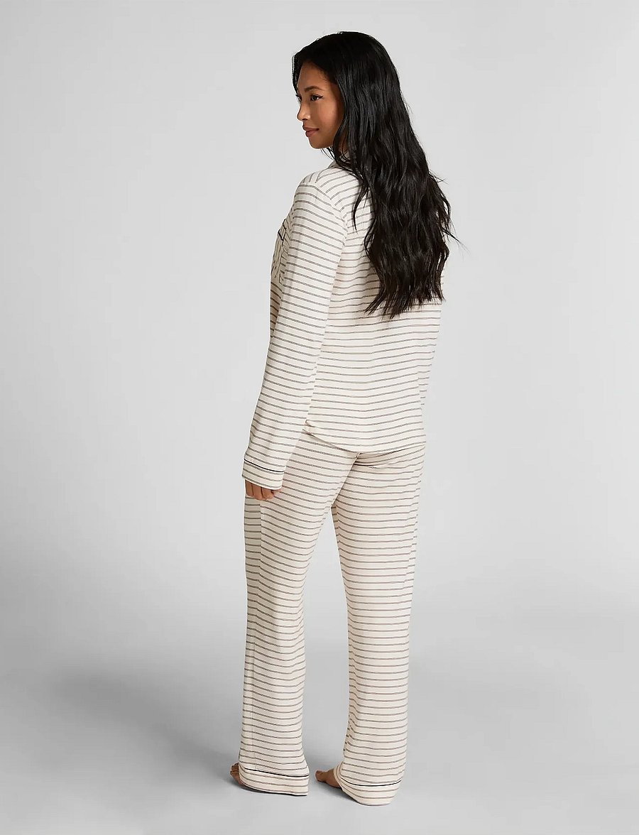 Hunkemöller - Essential Jersey Long-Sleeved Jacket - oberteile - gardenia - 5