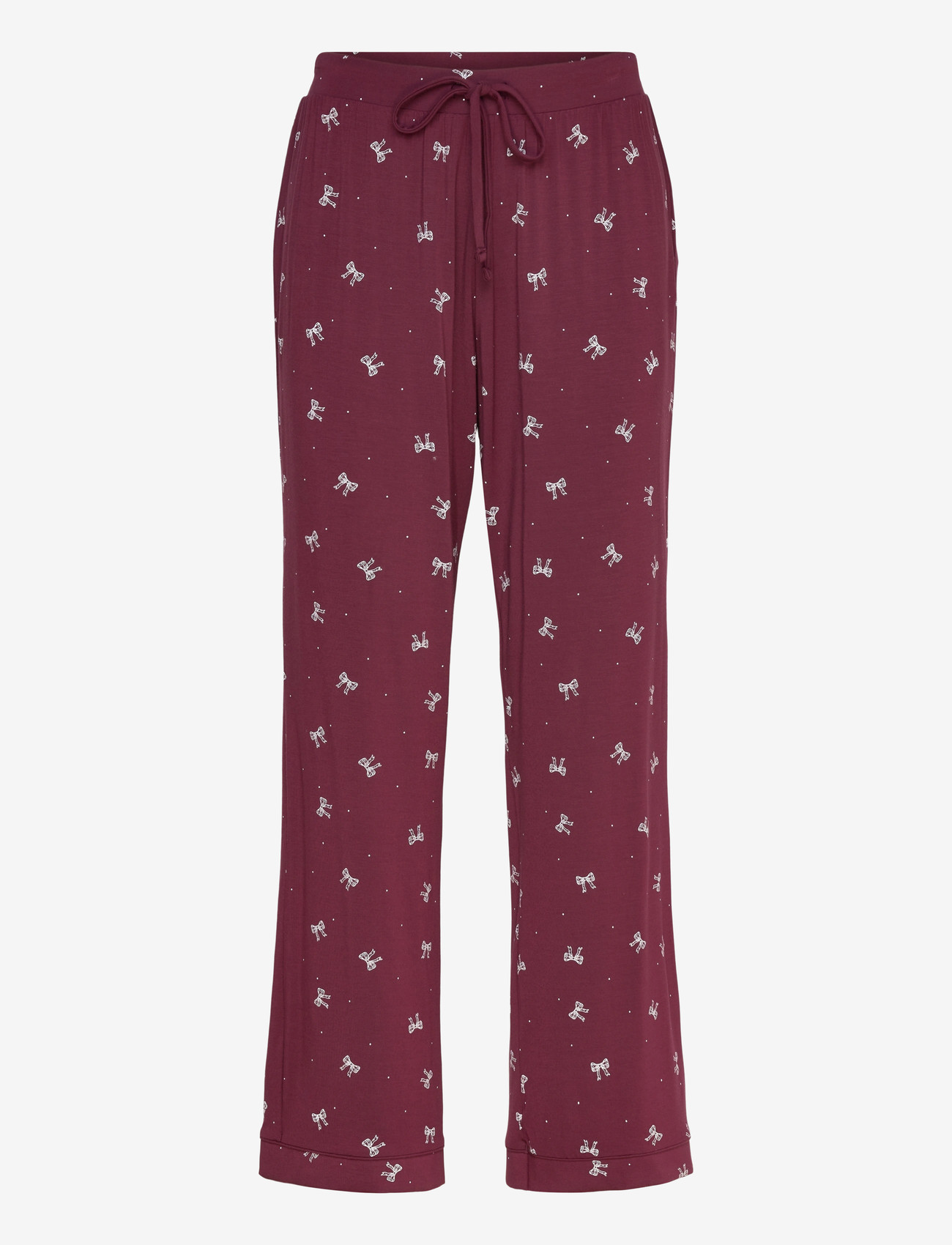 Hunkemöller - Essential Jersey Pants - weihnachts-pyjamas - windsor wine - 1