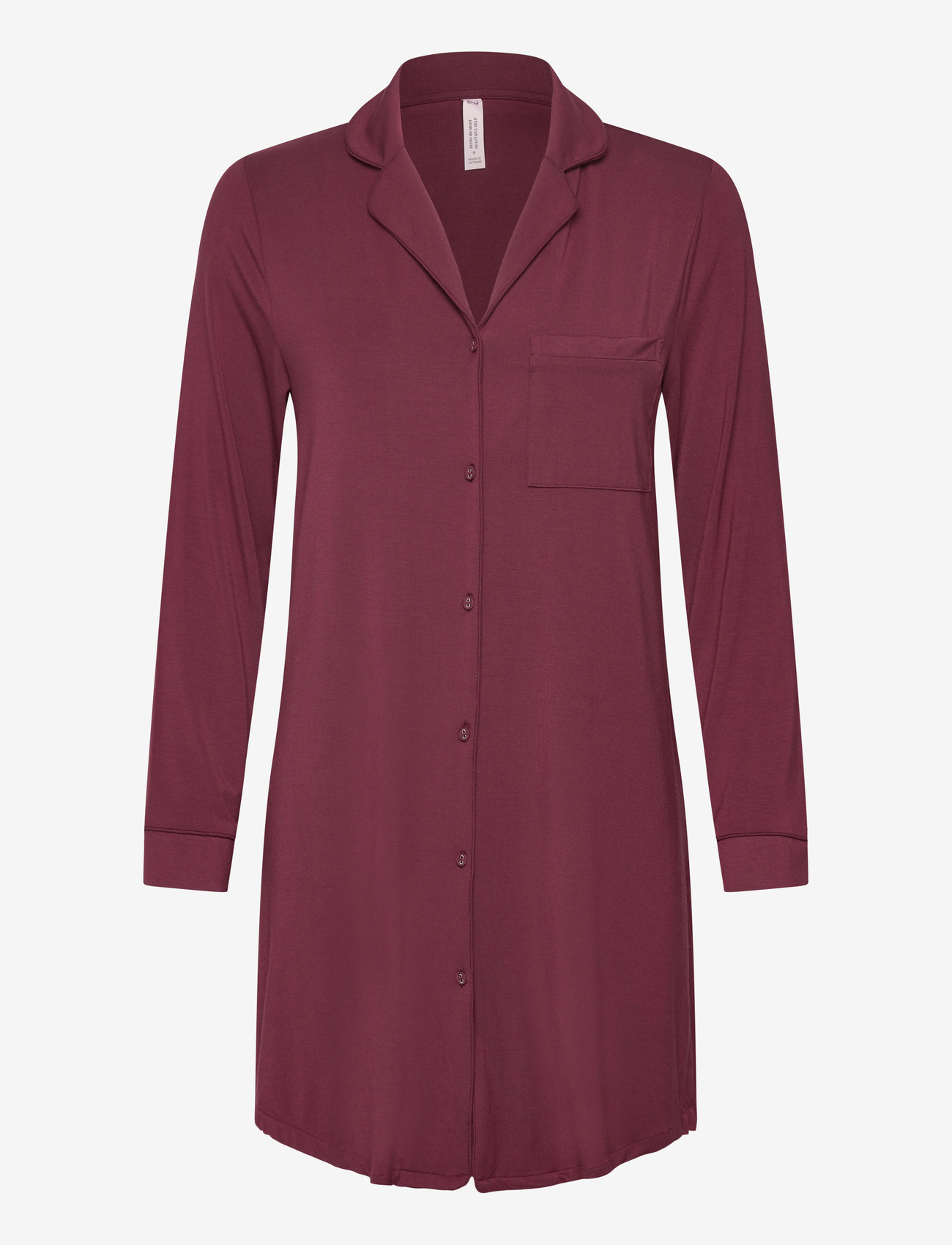 Hunkemöller - Essential Jersey Shirtdress - julepyjamas - windsor wine - 1
