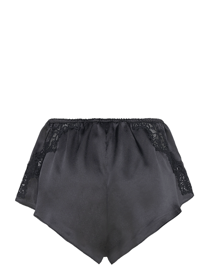 Hunkemöller - SHORT SATIN LACE MYA - lühikesed püksid - caviar - 1