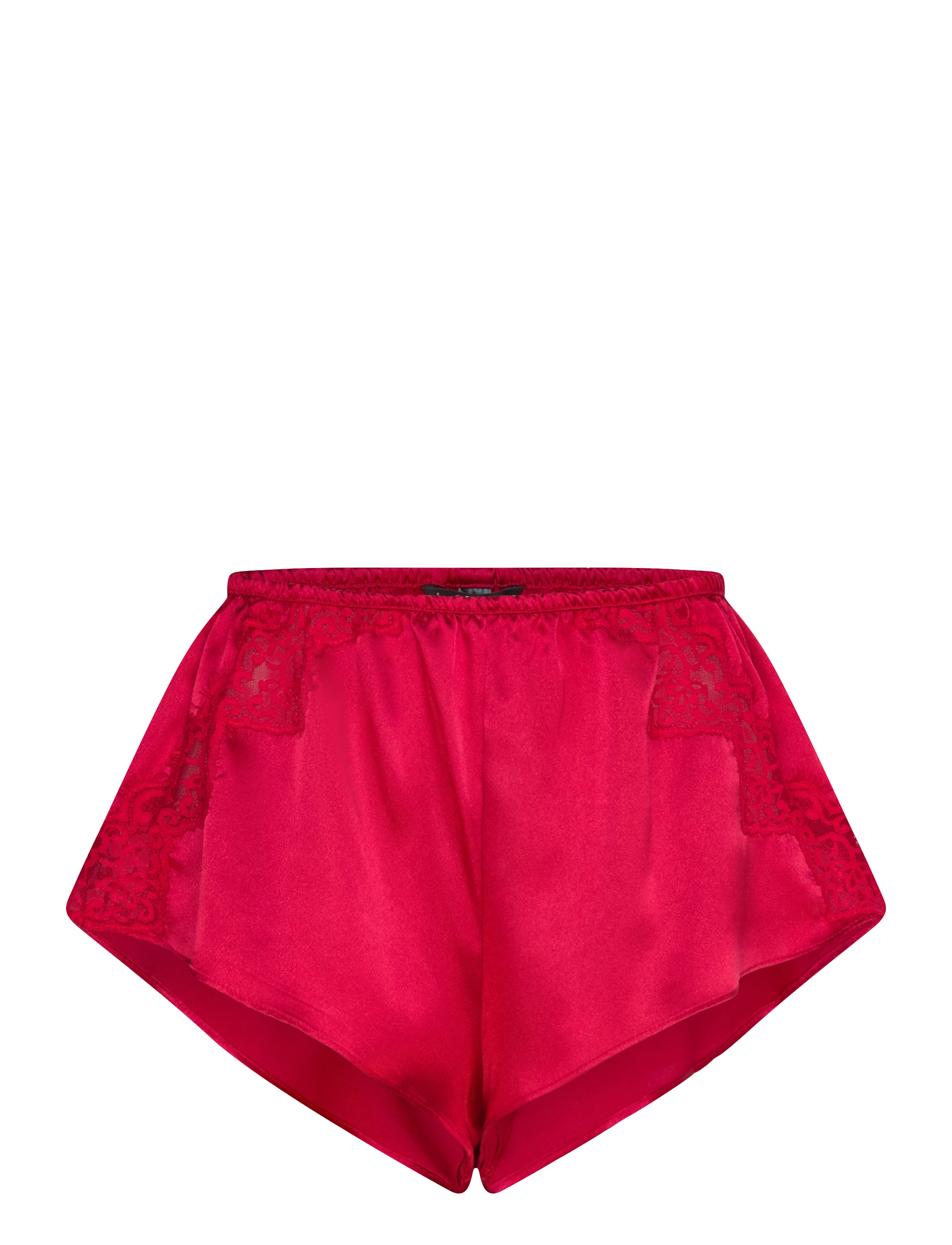 Hunkemöller - SHORT SATIN LACE MYA - chili pepper - 1