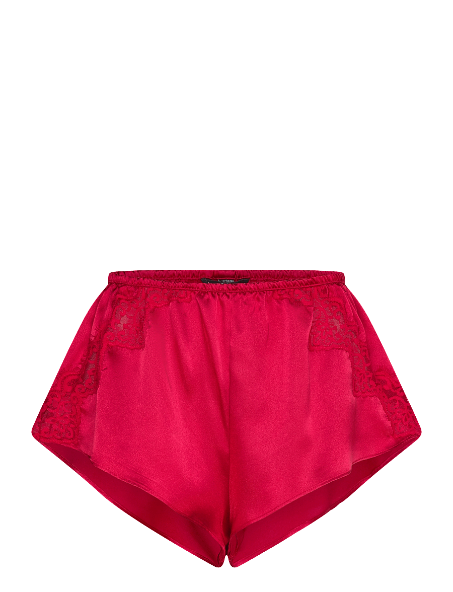Hunkemöller - SHORT SATIN LACE MYA - chili pepper - 1