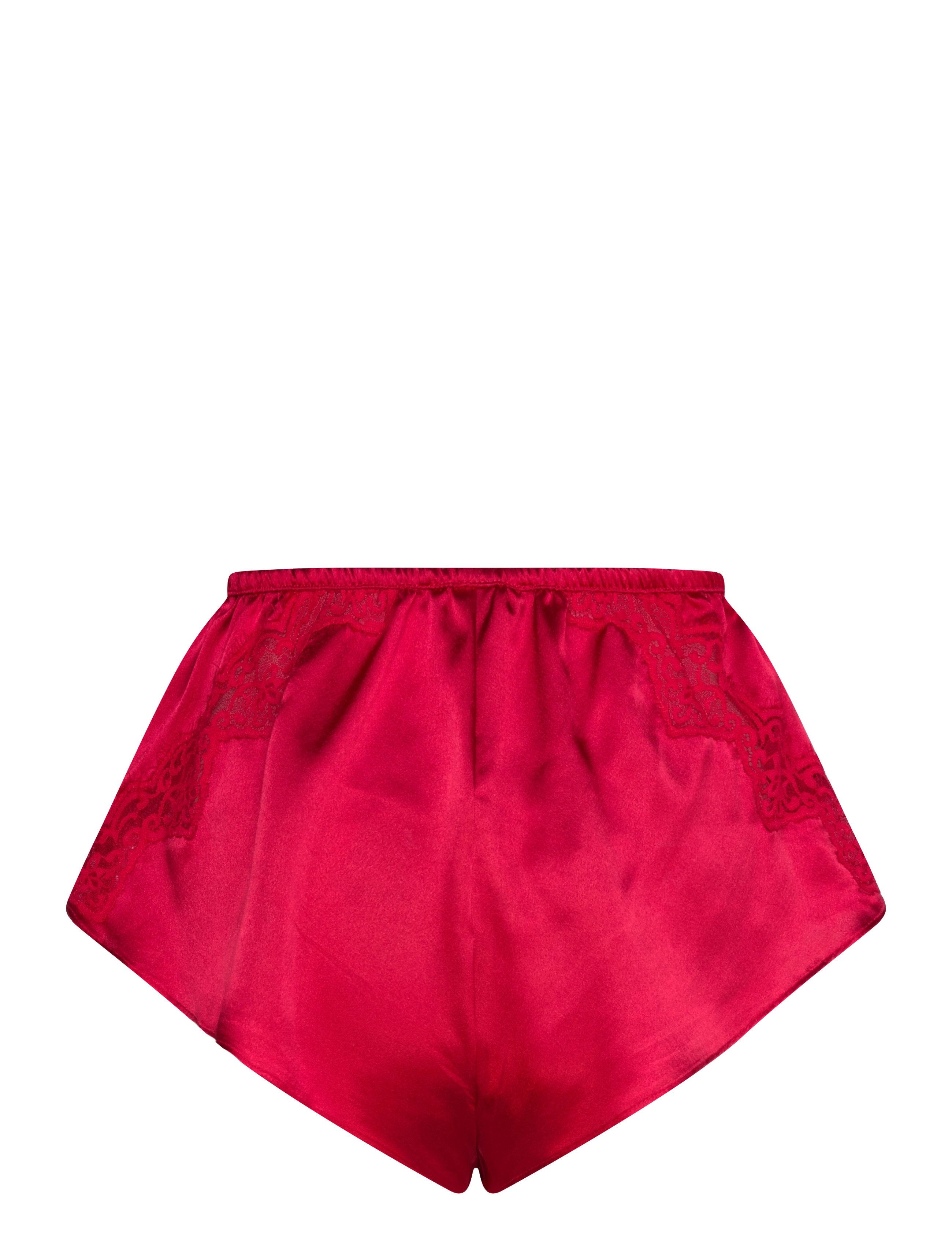 Hunkemöller - SHORT SATIN LACE MYA - chili pepper - 2