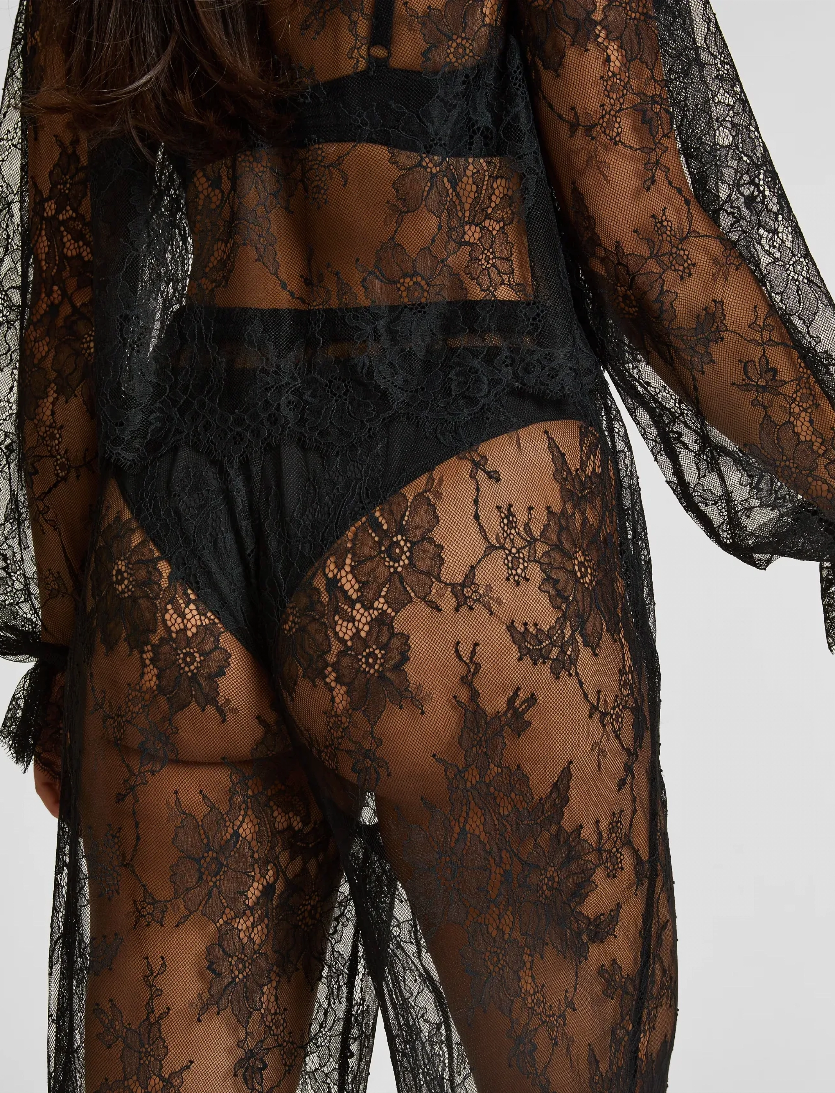 Hunkemöller - PANT LACE CECILIA - pyjama pants - caviar - 3